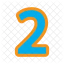 Number Two  Icon