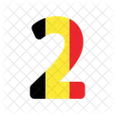 Number Two  Icon