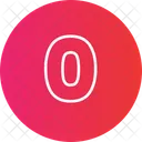 Number Zero  Icon