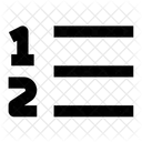 Numbered List Icon