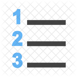 Numbered list Icon