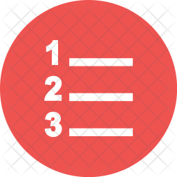Numbered list Icon
