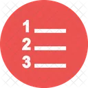Numbered List Icon