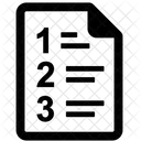 Numbered List List Ol Icon