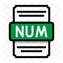 Num File Document Icon