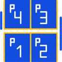 Numeração de estacionamento  Ícone