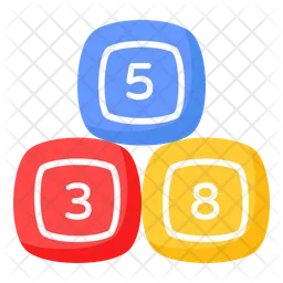 Numeric Blocks  Icon