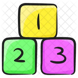 Numeric Blocks  Icon