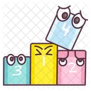 Building Blocks Kids Blocks Plastic Blocks Icon