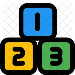 Numeric Cube  Icon