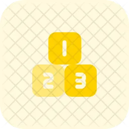 Numeric Cube  Icon