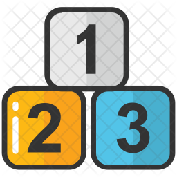 123 number icon vector. One, two, and three symbol in flat style 27448968  Vector Art at Vecteezy