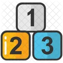 123 Maths Counting Icon