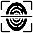Numerisation Des Doigts Authentification Des Doigts Identification Biometrique Icône