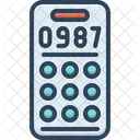 Numero Pave Numerique Numerotation Icône
