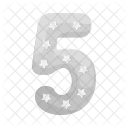 Número 5  Ícone