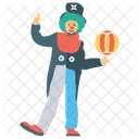 Astuces De Jongleur Clown Performance De Clown Icône