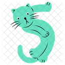 Numero Gato 5 Icono