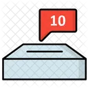 Numero De Voto Libre Icono