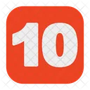 Diez 10 Numero Icon