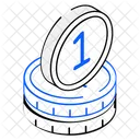 Moneda numero  Icon