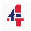 Numero quatro  Icon