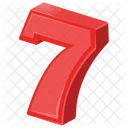 Numero Sete Numeros Icon