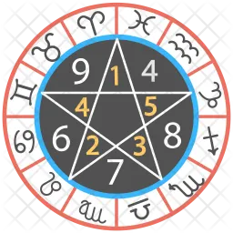 Numerology Wheel  Icon