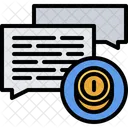 Coin Dialogue Message Icon