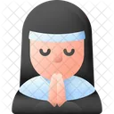 Nun Female Woman Icon