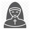 Nun Religion Pray Icon