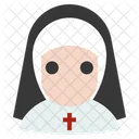 Nun Catholic People Icon