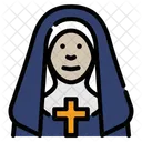 Nun Catholic Religion Icon