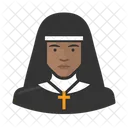 Nun Catholic Clergy Icon