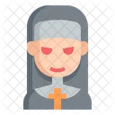Nun Christian Catholic Icon