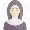 Nun Christian Christianity Icon
