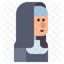 Nun Female Church Nun Icon