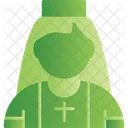 Nun Catholic Christian Icon