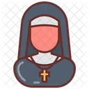 Nun Convent Girl Religious Woman 아이콘