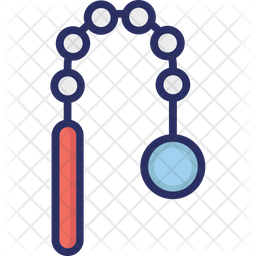 Nunchaku Icon Of Colored Outline Style Available In Svg Png Eps Ai Icon Fonts