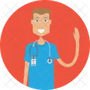 Nurse Character Profession Icon