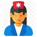 Medical Staff Nurse Doctor Assistant Icon