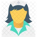 Lady Doctor Nurse Icon