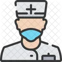 Nurse Male Health Care Icon