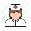Nurse Occupation Female Icon