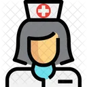 Nurse Medical Assistant Lady Icon