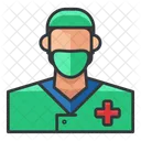 Nurse Man Avatar Icon