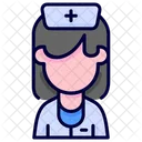 Nurse Staff Woman Icon