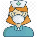 Nurse Woman Healthcare Icon