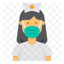 Nurse Avatar Hospital Icon
